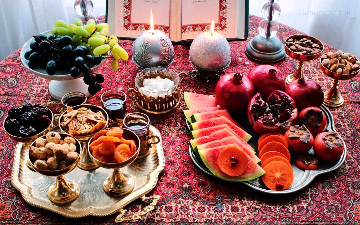 شام شب یلدا در قدیم | غذای شب چله برای تازه عروس