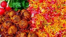 لبو پلو با کوفته قلقلی، یک شام خوشمزه برای دورهمی شب چله