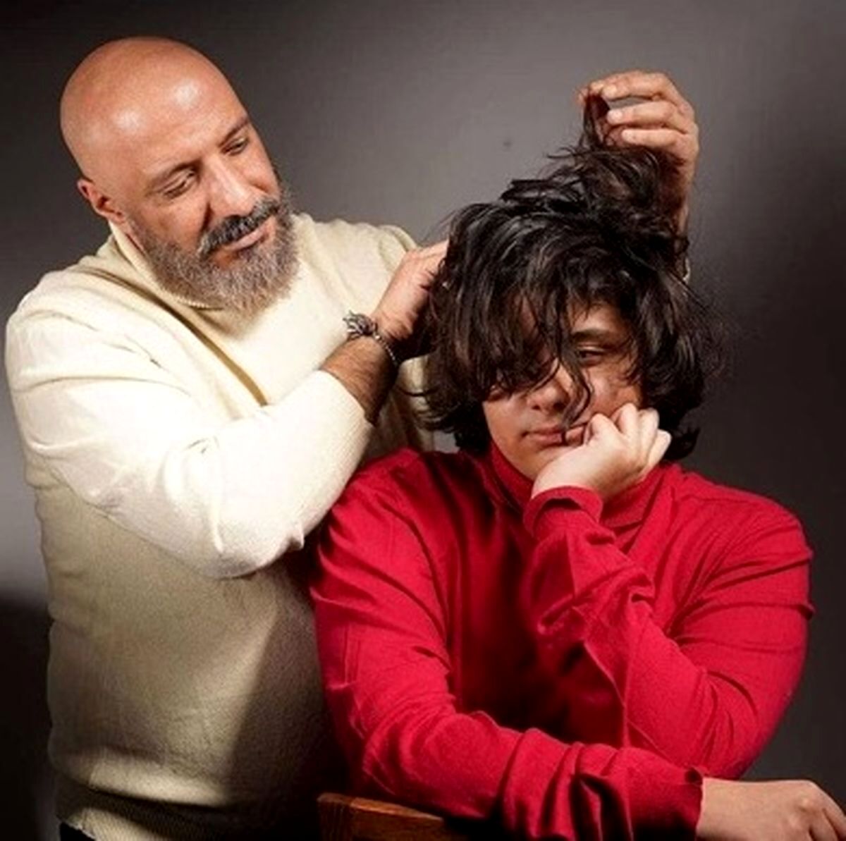 امیر جعفری از سه برادرش رونمایی کرد +عکس