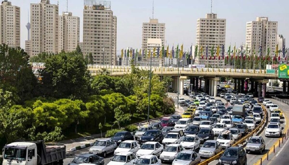 اتوبان معروف تهران قفل شد