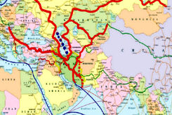 ایران در آستانه حذف از راه ابریشم
