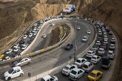جاده چالوس دوباره بسته شد