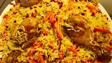 هویج پلو با مرغ رو به سبک رستورانی درست کن! + مواد لازم