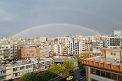 اتفاقی نادر در آسمان تهران+عکس