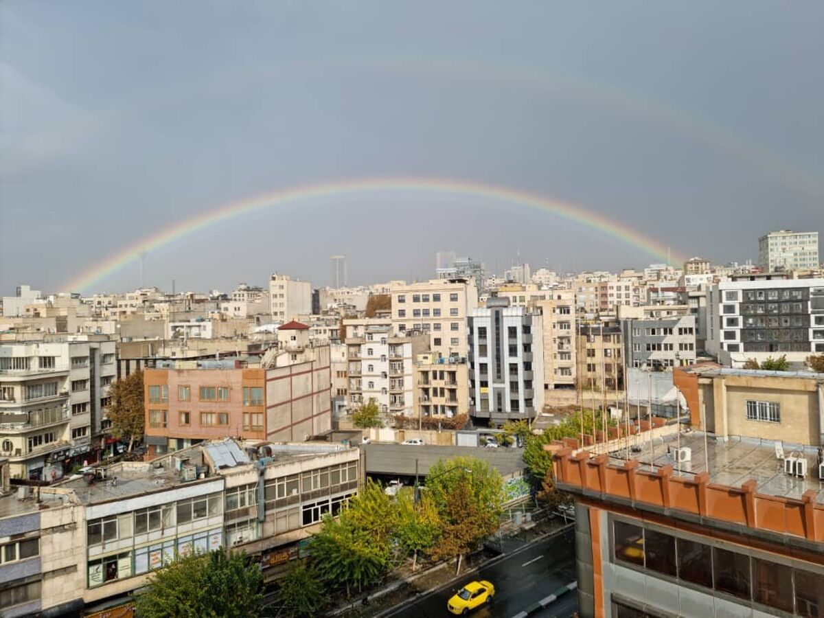 اتفاقی نادر در آسمان تهران+عکس