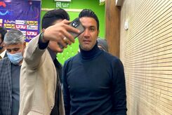 سلفی با نکو، بدرقه خبرنگاران سیرجانی (عکس)