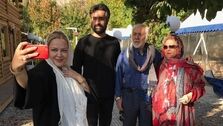 عکس دیده نشده از بهاره رهنما در کنار همسرش