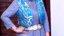 ببینید | پیام تبریک سال نو متفاوت بهاره رهنما با لباس فیروزه ای