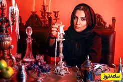 دکوراسیون سنتی حیاط باصفا الهام پاوه نژاد مادرشوهر الیکا ناصری در سریال گردن‌زنی + عکس