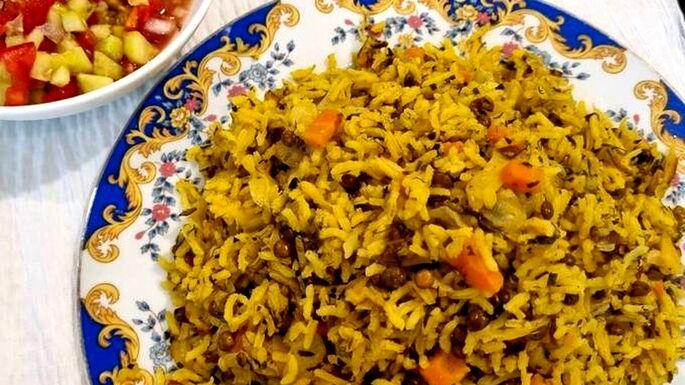 طرز تهیه دمپختک شیرازی، پلو مخلوط معطر و خوشمزه + مواد لازم