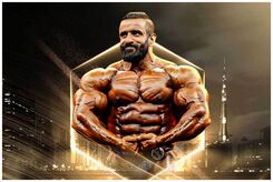 واکنش هادی چوپان به نگرفتن طلا در مستر المپیا + عکس