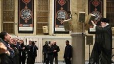لحظه مزاح رهبر انقلاب با حضور پزشکیان در دیدار با نمایندگان مجلس + فیلم