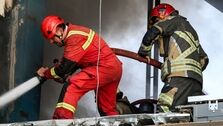 آتش سوزی در برج مونا در کیش | آتش سوزی در برج مسکونی کیش بدون تلفات جانی مهار شد
