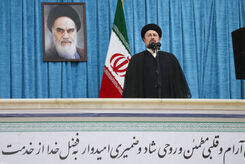 تصاویر عبور سید حسن خمینی از مرز برای راهپیمایی اربعین