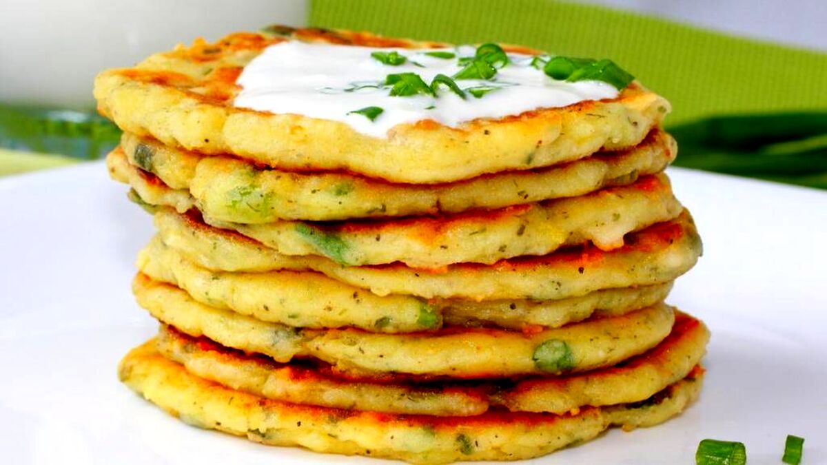 طرز تهیه پنکیک سیب زمینی