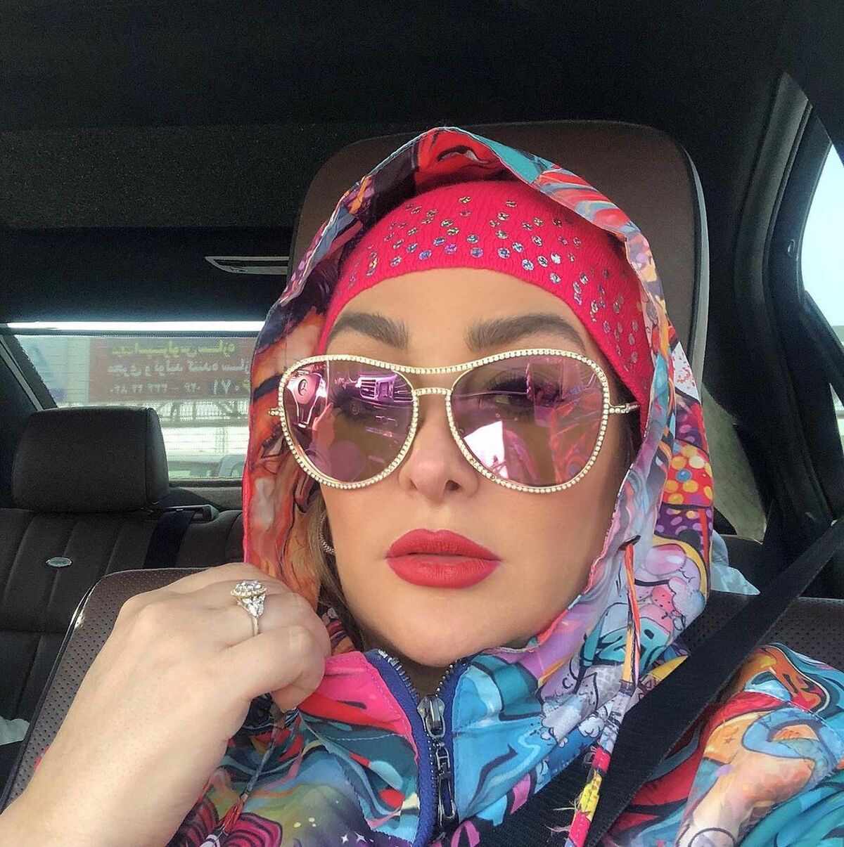 عکس دیده نشده از الهام حمیدی در فضای مجازی