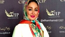 تیپ شیک و مجلسی الهام حمیدی  | کت و شلوار سنگ دوزی شده الهام حمیدی غوغا کرد