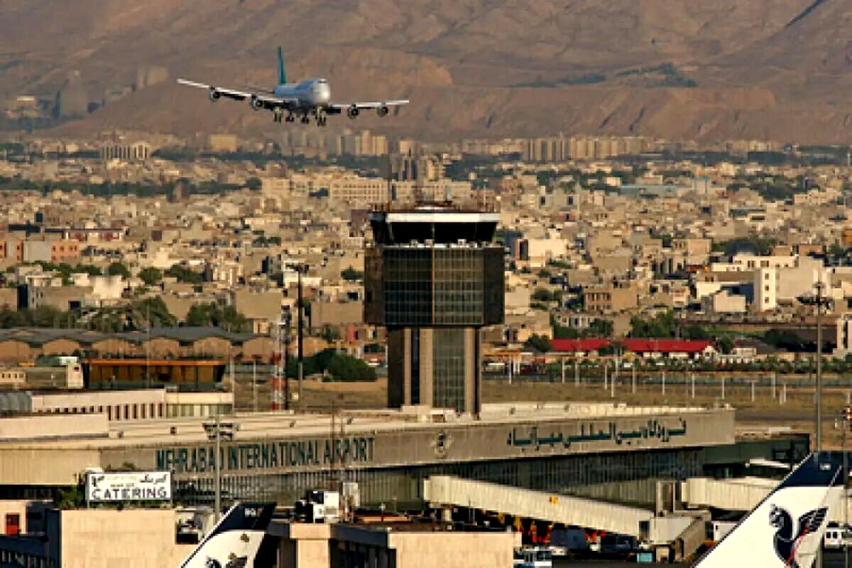 آتش سوزی در فرودگاه مهرآباد؟