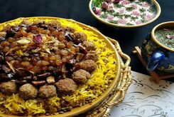 برای ناهار امروز عدس پلوی درباری درست کن + مواد لازم