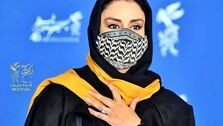 ماسک طرح چفیه مریلا زارعی/مریلا زارعی کرونا گرفت؟!+فیلم