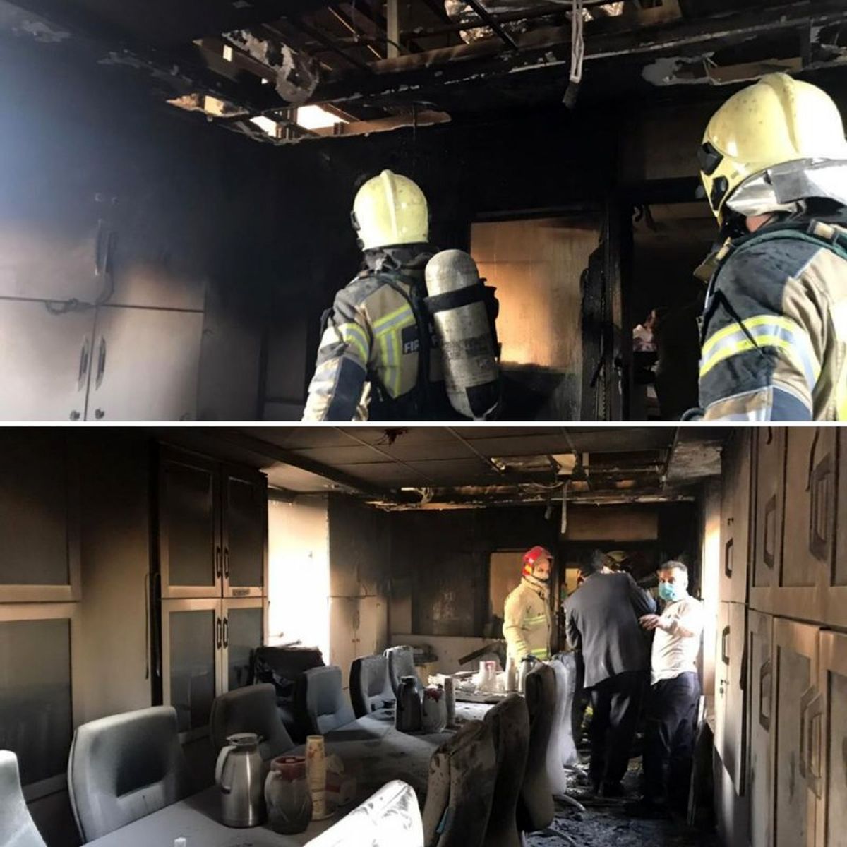 فوری/ بیمارستان بقیة‌الله تهران دچار آتش‌سوزی شد