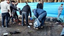 عکس محل شهادت ماموران پلیس در حادثه کرمان