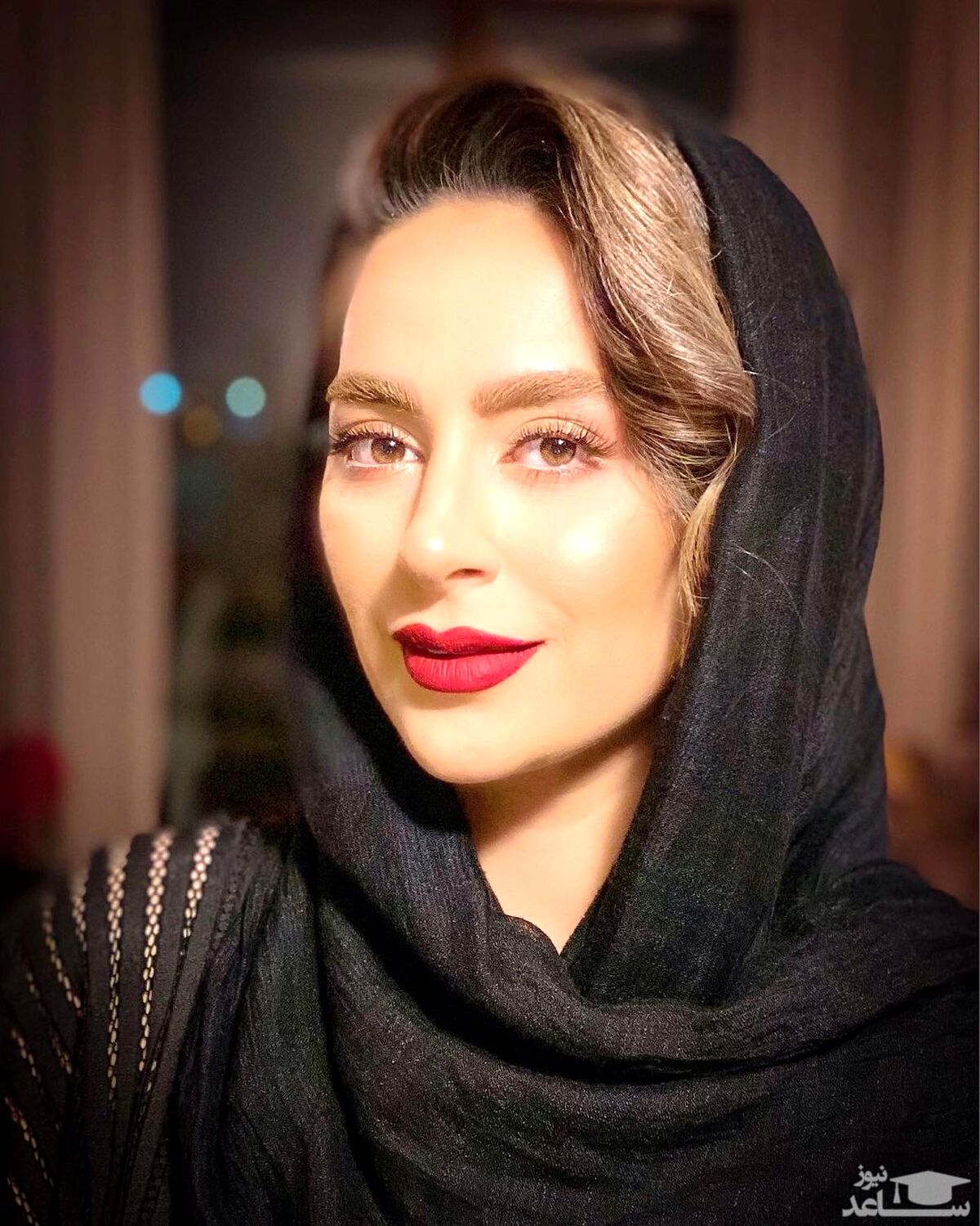ژست هنری سیاه و سفید سمانه پاکدل| پست جدید سمانه پاکدل