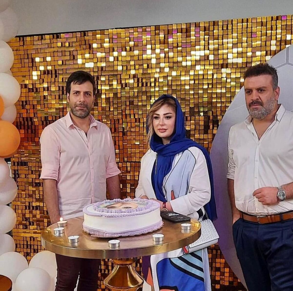 جشن تولد لاکچری نیوشا ضیغمی بدون حضور همسرش! +فیلم و عکس