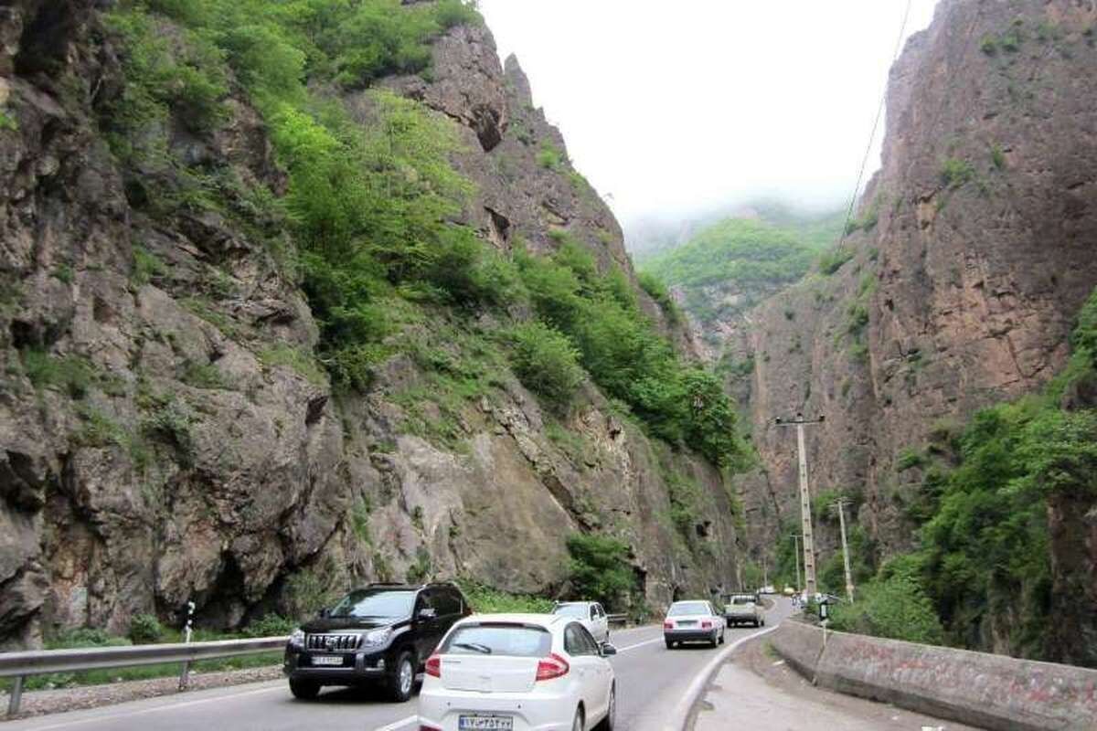 عکس رویایی از جاده چالوس که منتظرش بودیم