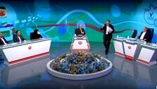 لحظه درگیری در میزگرد دکتر پزشکیان در پخش زنده + فیلم