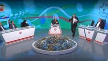 لحظه درگیری در میزگرد دکتر پزشکیان در پخش زنده + فیلم