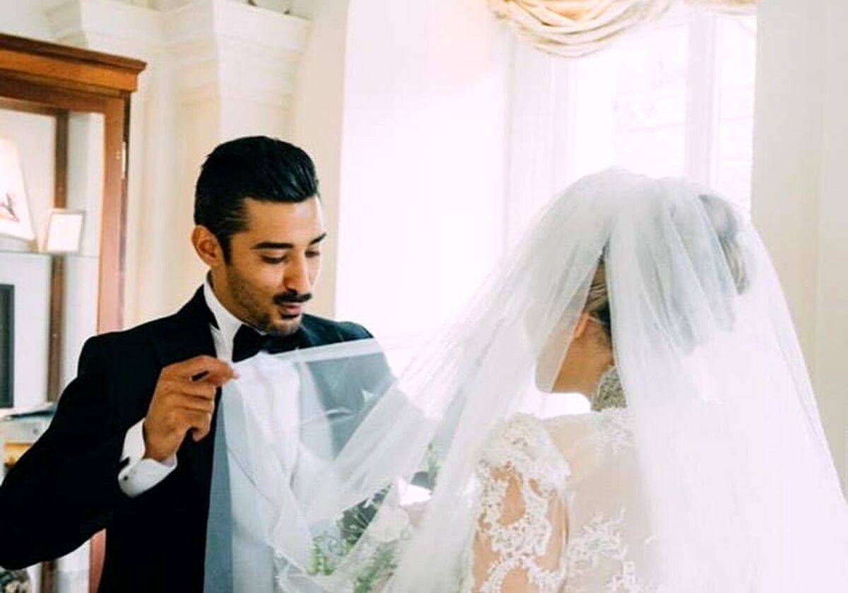 عکس منشوری رضا قوچان نژاد و همسرش در برف لو رفت!+عکس