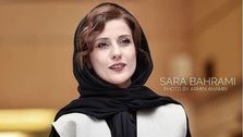 شلوار دراز و عجیب سارا بهرامی در جشنواره/ چه چیزی بین او و زانیار خسروی است؟+فیلم