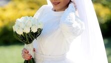 ساره بیات در لباس عروس + عکس