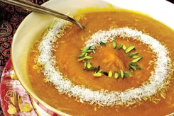 طرز تهیه و مواد لازم کاچی زعفرانی تبریزی