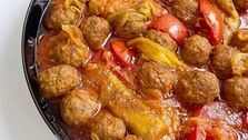 طرز تهیه خورش گوشت قلقلی