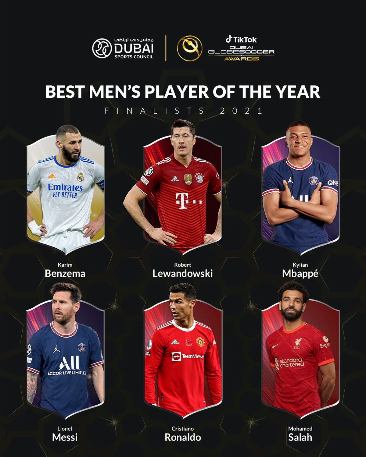 رونمایی از همه نامزدهای گلوب ساکر ۲۰۲۱ (عکس)